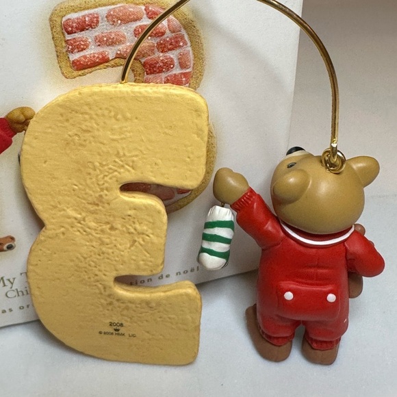 Hallmark Keepsake Ornament 2008 My Third Christmas Child's Age Collection - Picture 4 of 4